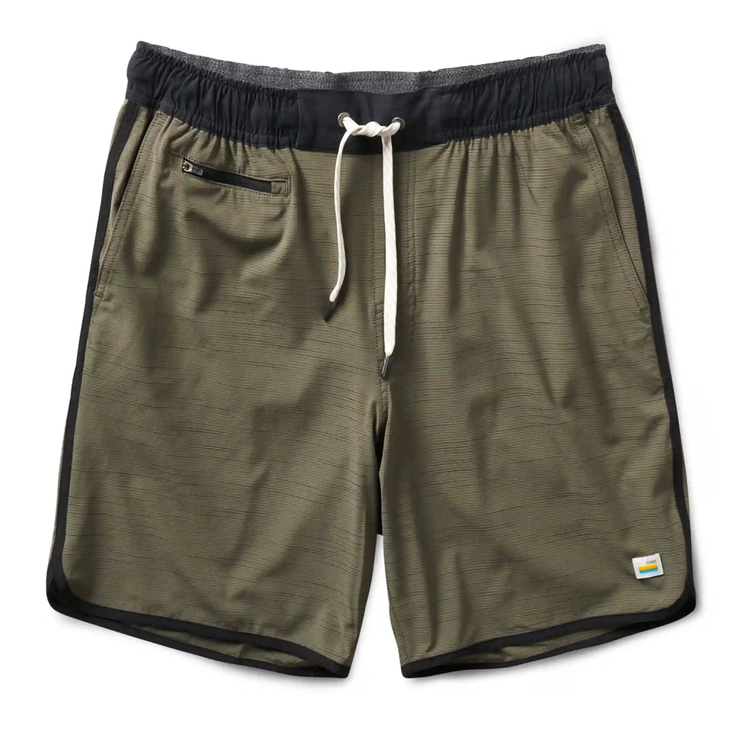 Banks Short Unlined 7" | Oregano Slub Stripe