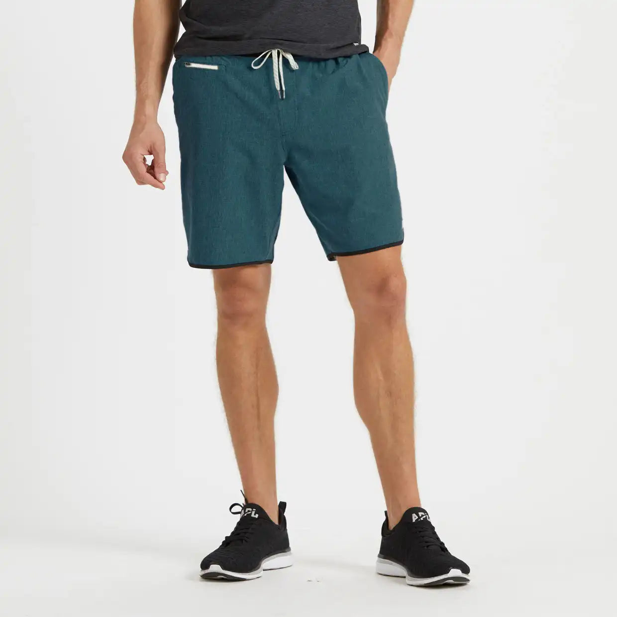 Banks Short Unlined 7" | Palm Linen Texture