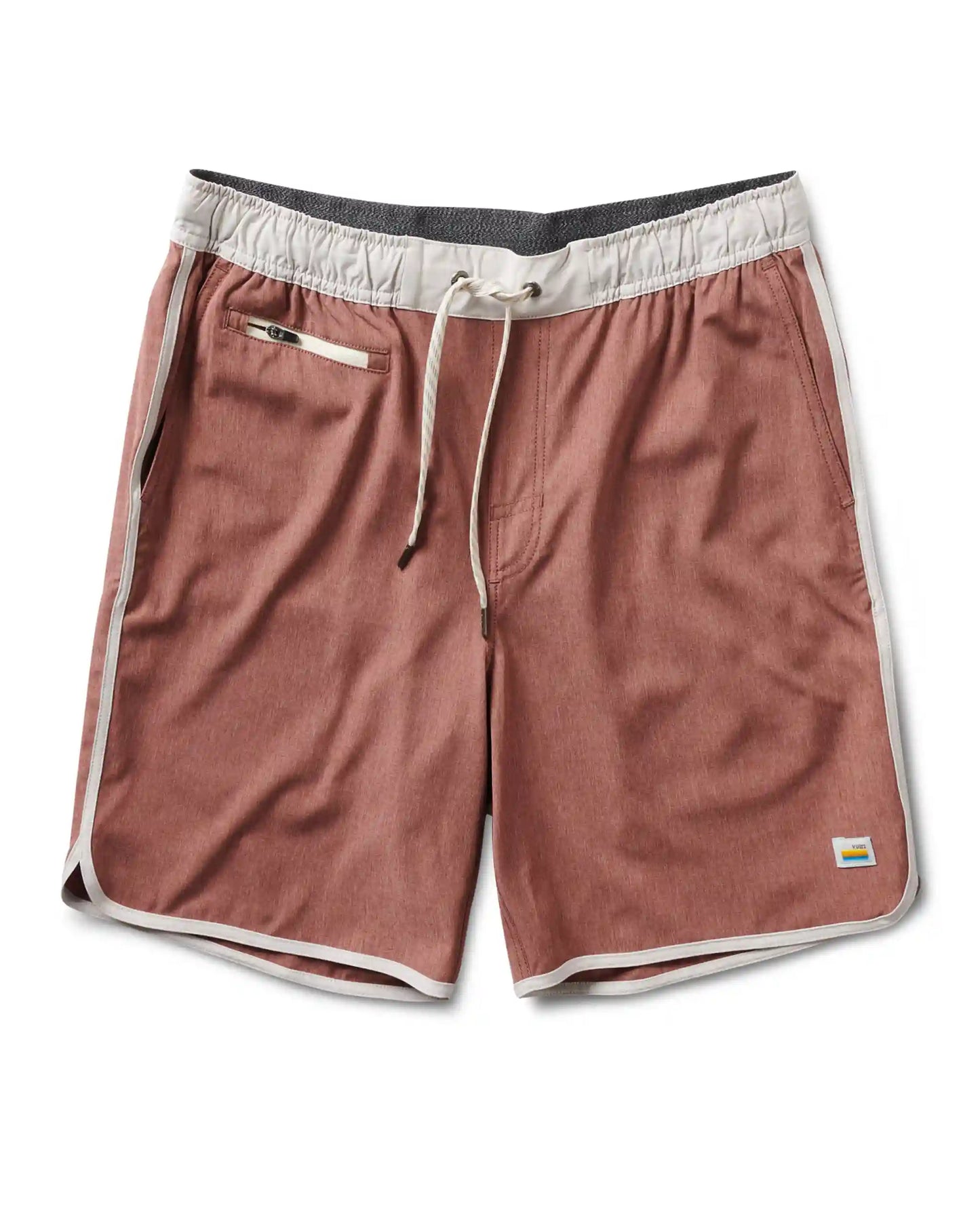 Banks Short Unlined 7" | Terracotta Linen Texture