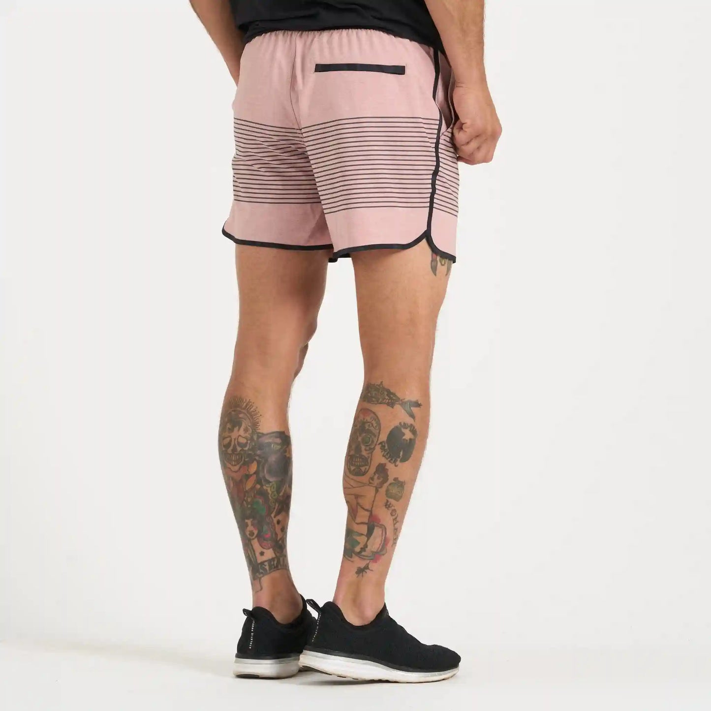 Banks Short Unlined 5" | Burnt Clay Stripe