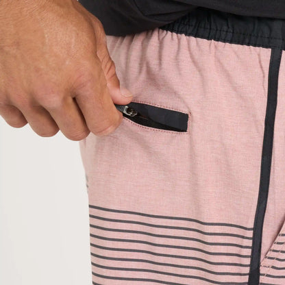 Banks Short Unlined 5" | Burnt Clay Stripe