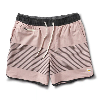 Banks Short Unlined 5" | Burnt Clay Stripe