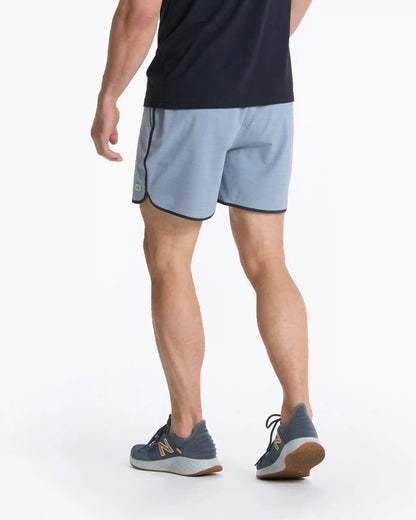 Banks Short Unlined 5" | Light Cloud Slub Stripe