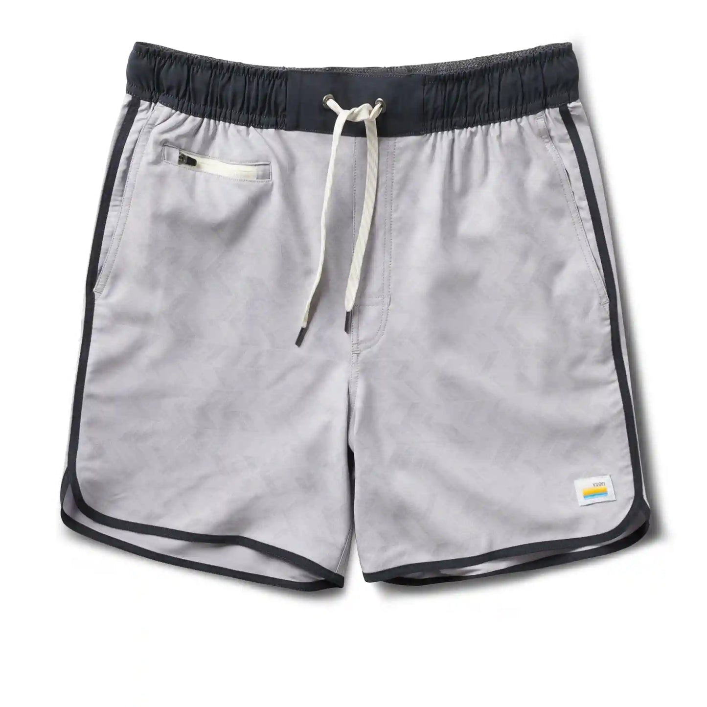 Banks Short Unlined 5" | Platinum Herringbone