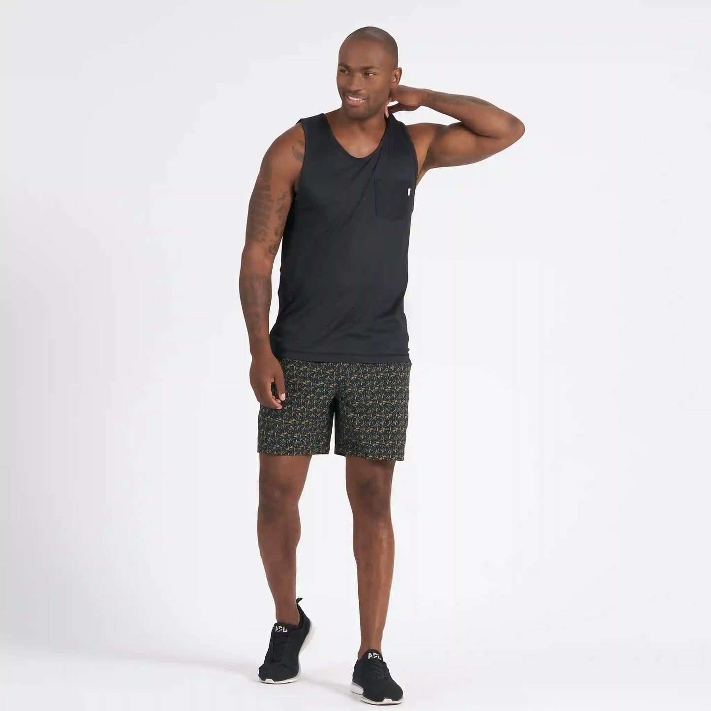 Draft Short | Black Woodblock