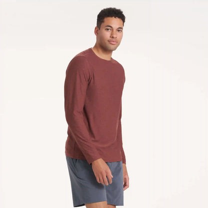 Long Sleeve Strato Tech Tee | Cedar Heather