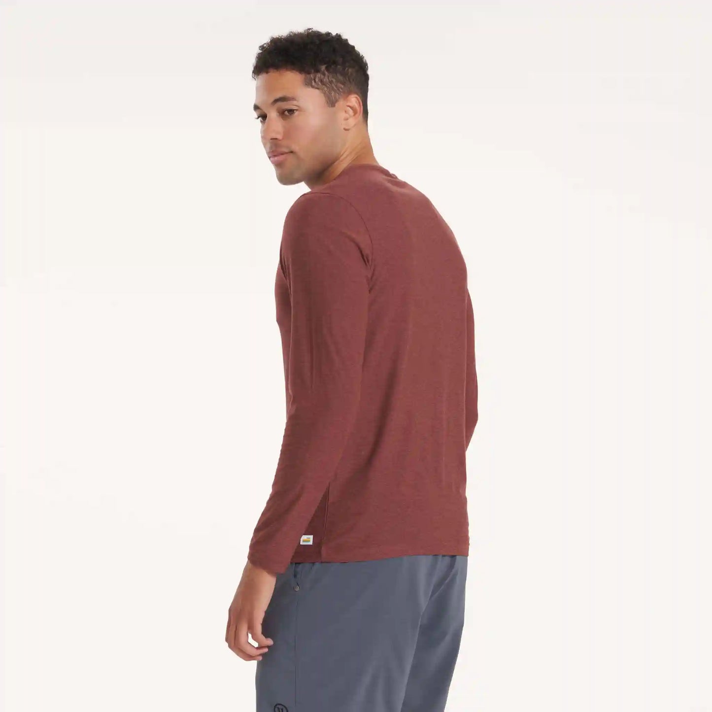 Long Sleeve Strato Tech Tee | Cedar Heather