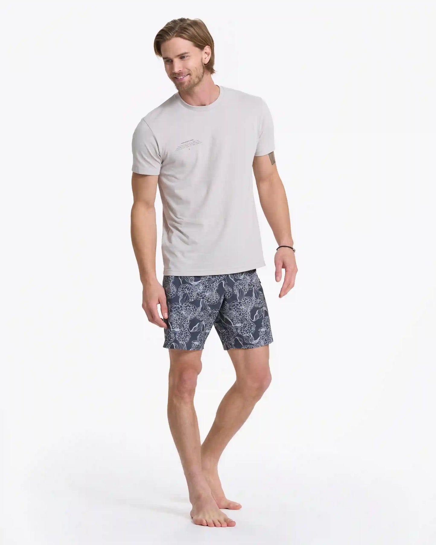 Infinity Boardshort | Charcoal Hydrangea
