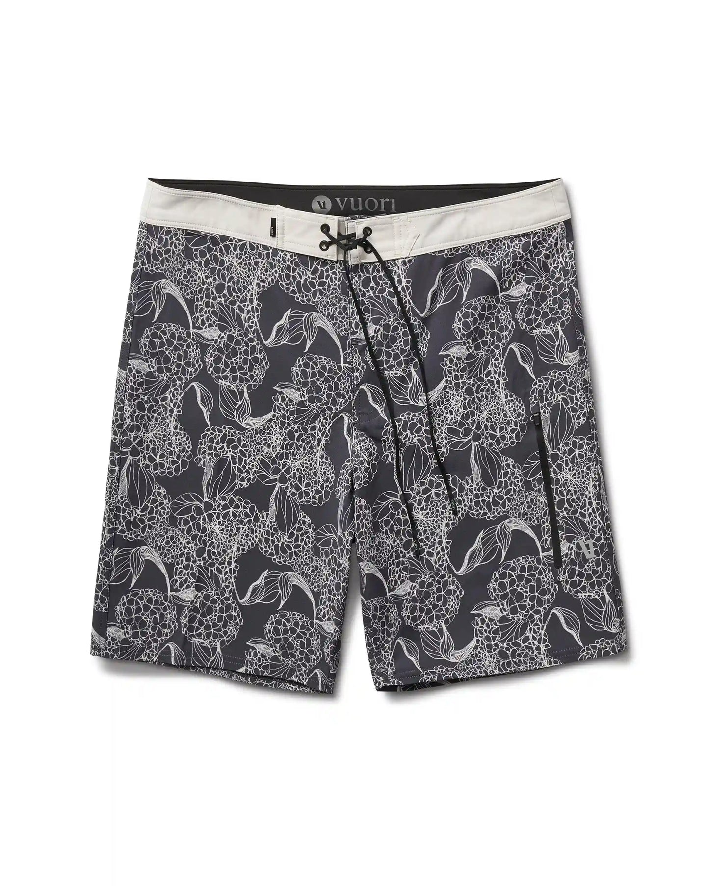 Infinity Boardshort | Charcoal Hydrangea