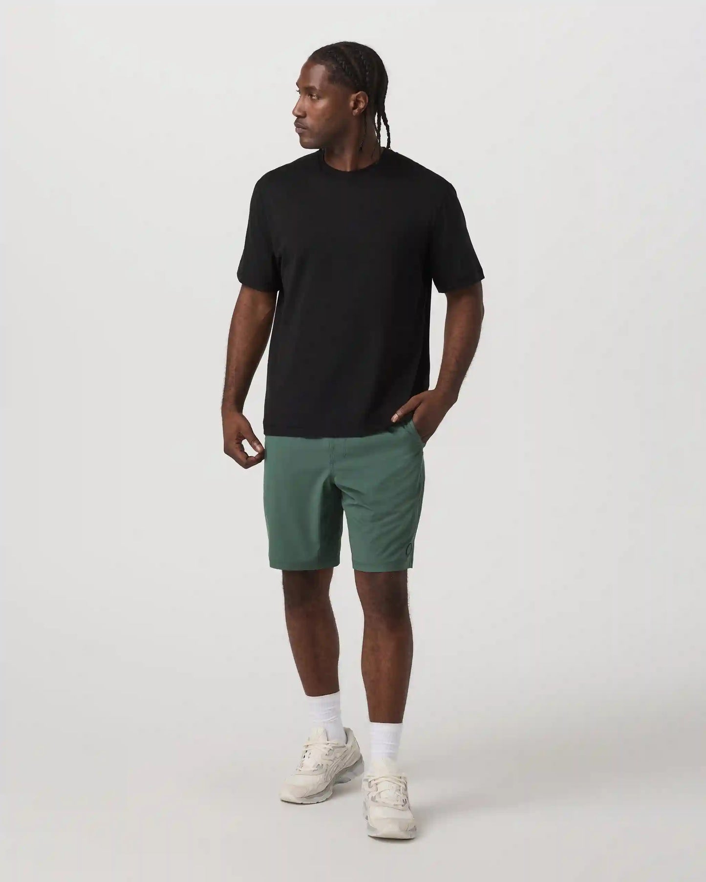 Kore Short Lined 9" | Agate Green Tonal