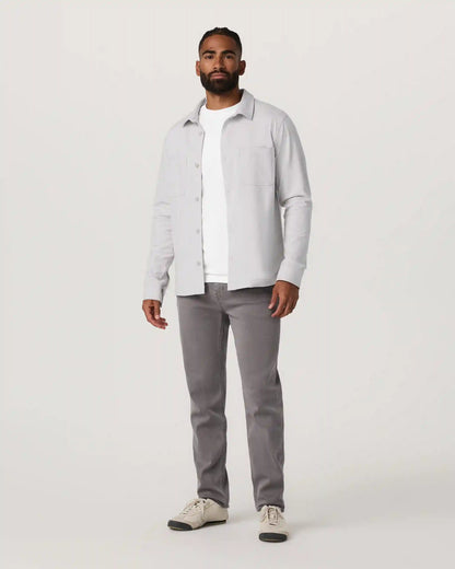 Benton Stretch Twill Pant Athletic Slim Fit 30" | Cavern Grey