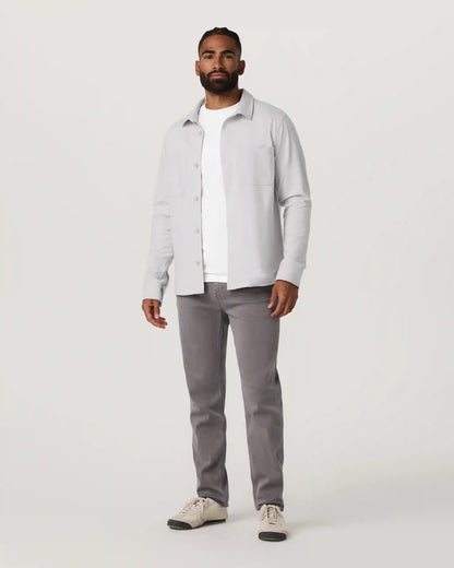 Benton Stretch Twill Pant Athletic Slim Fit 32" | Cavern Grey