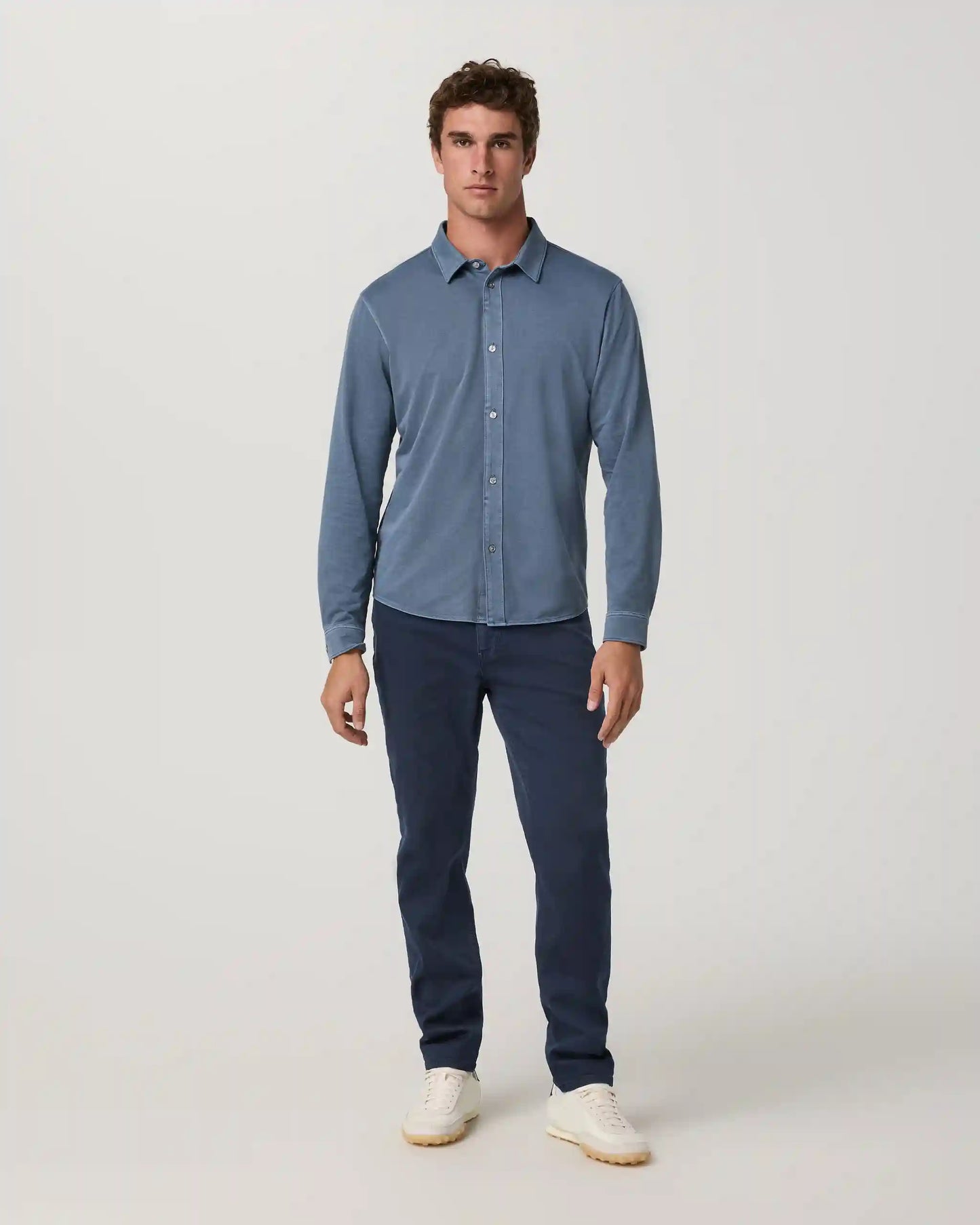 Benton Stretch Twill Pant Athletic Slim Fit 32" | Ink