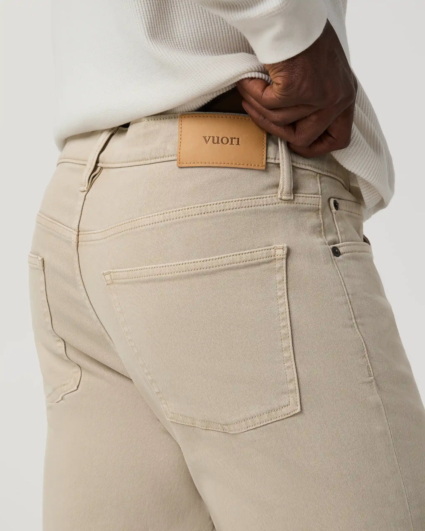Benton Stretch Twill Pant Athletic Slim Fit 30" | Limestone
