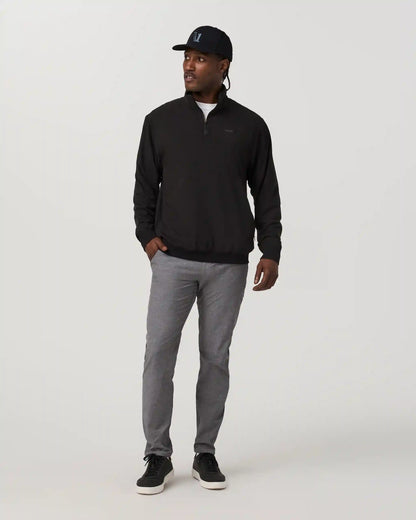 Aim Trouser Athletic Slim Fit 30" | Gull Grey Linen Texture