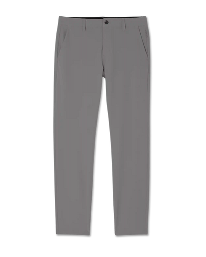 Aim Trouser Athletic Slim Fit 30" | Gull Grey Linen Texture