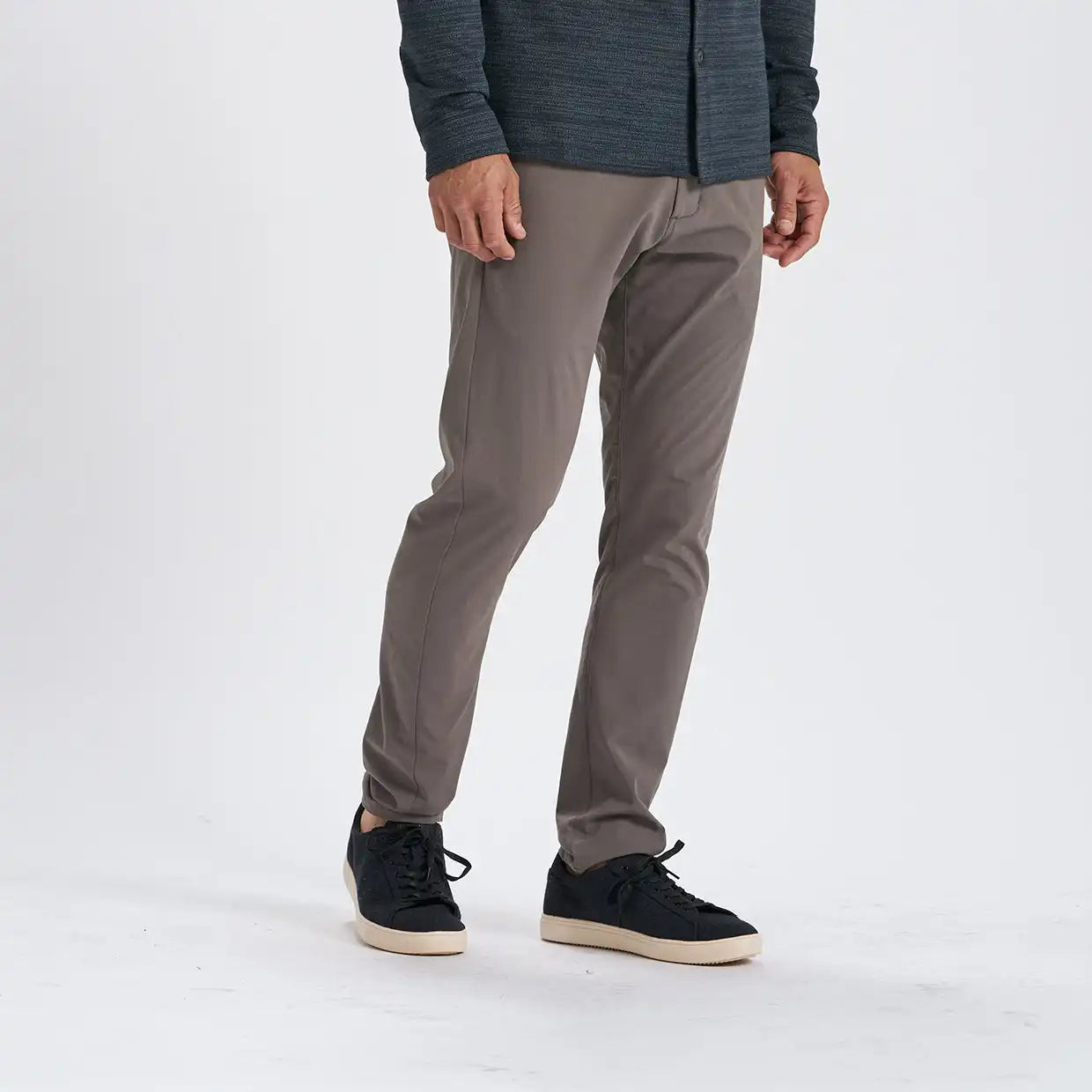 Aim Pant | Cocoa Linen Texture