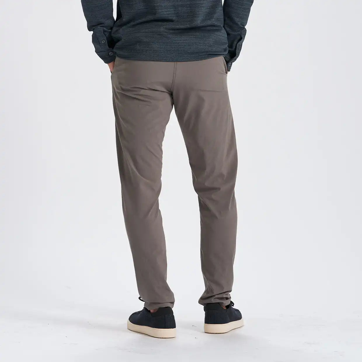 Aim Pant | Cocoa Linen Texture
