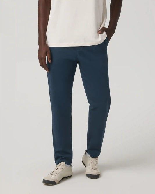 Fletcher Elastic Waist Pant Athletic Slim Fit 30" | Ocean Blue