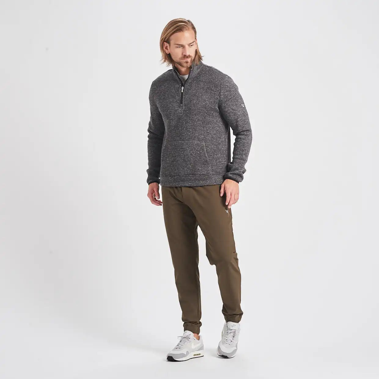 Durango Half Zip | Black Heather
