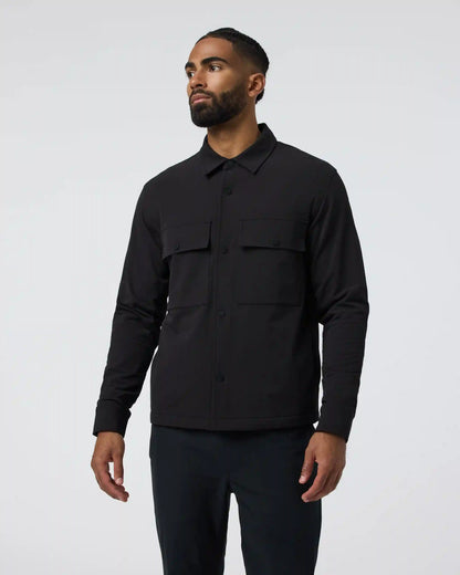 Lawson Tech Shirt Jacket | Black