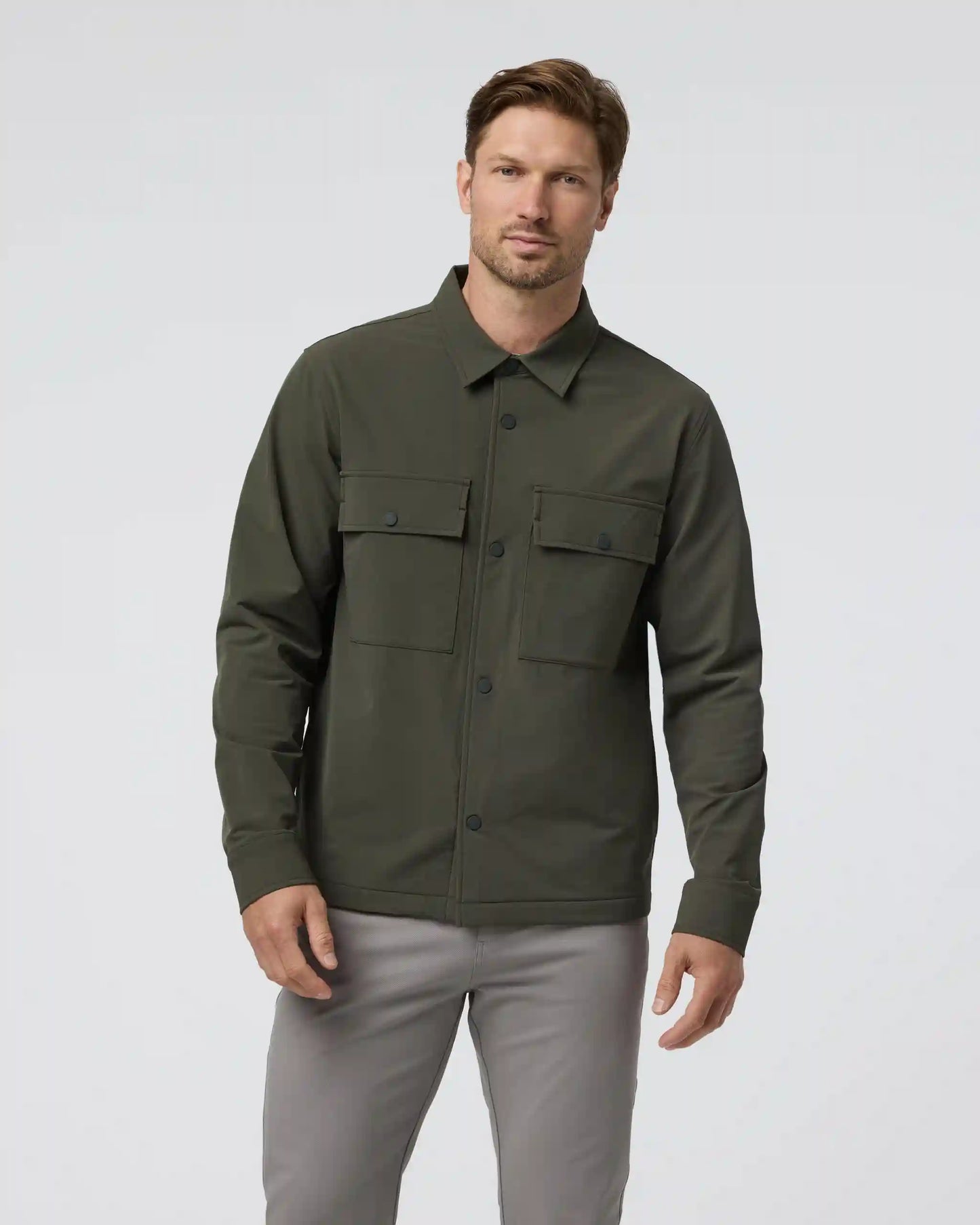 Lawson Tech Shirt Jacket | Oregano