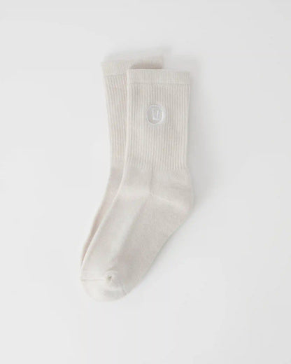 Half Crew Sock | Salt Heather (OLD)