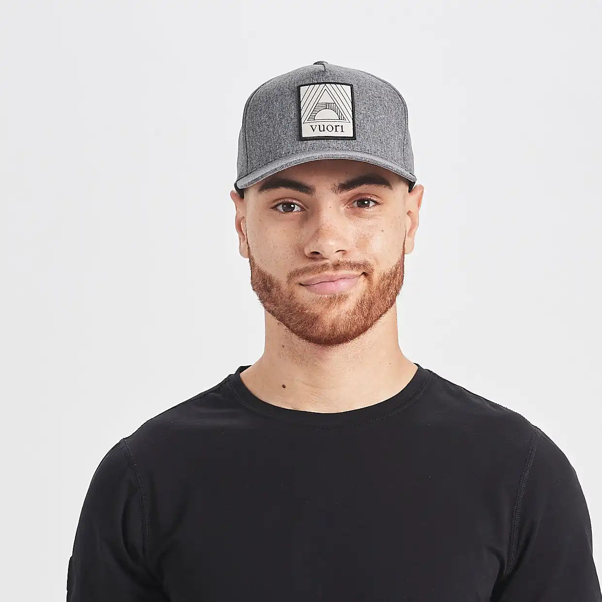 Geometric Hat | Heather Grey