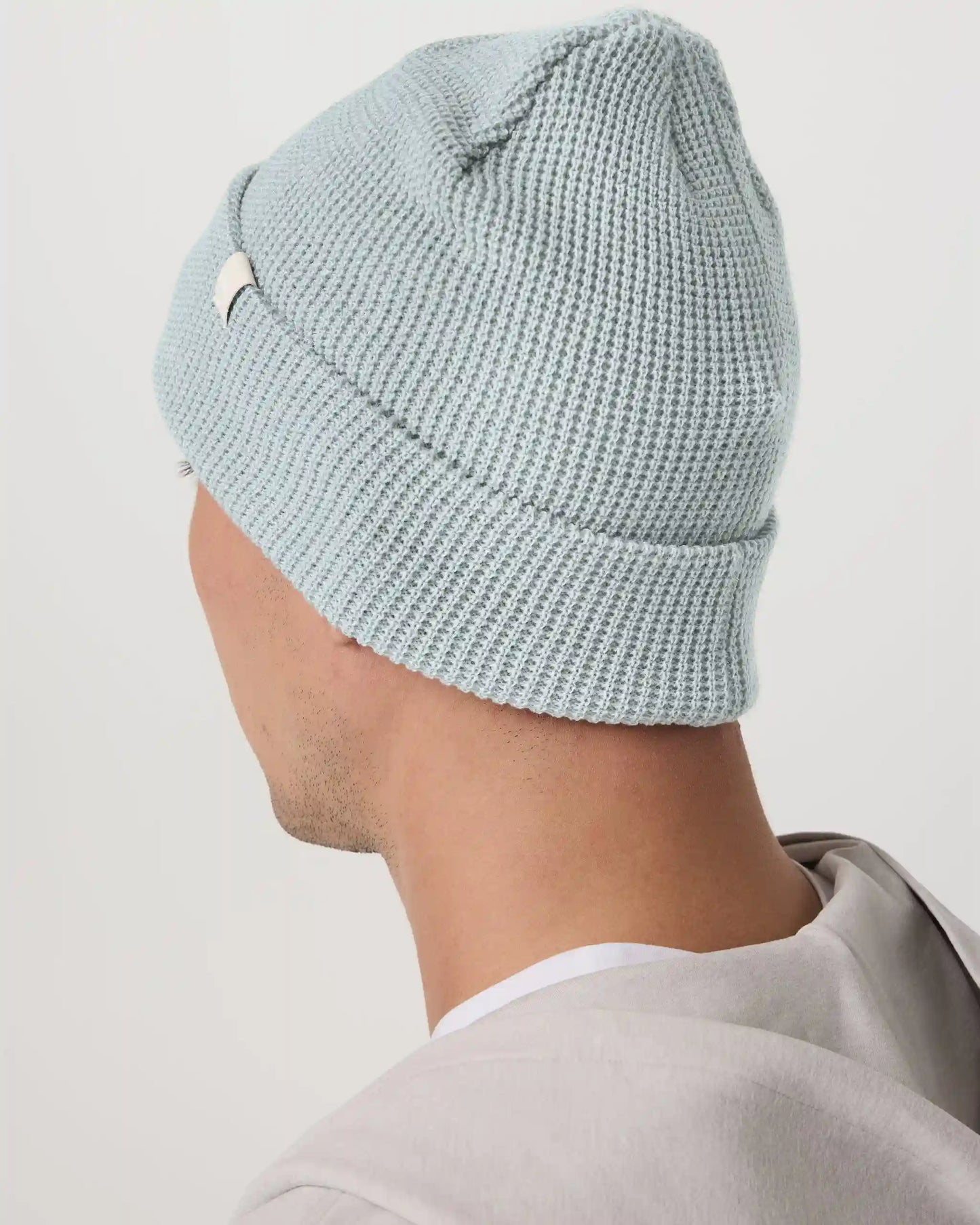 Alpine Waffle Beanie | Blue Haze