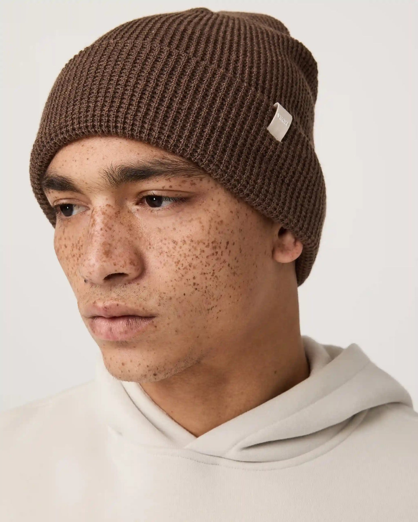 Alpine Waffle Beanie | Espresso