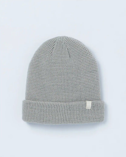 Alpine Waffle Beanie | Sky Grey