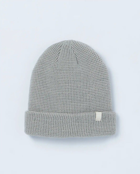 Alpine Waffle Beanie | Sky Grey