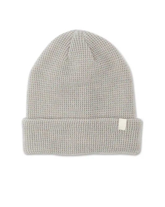 Alpine Waffle Beanie | White Sage