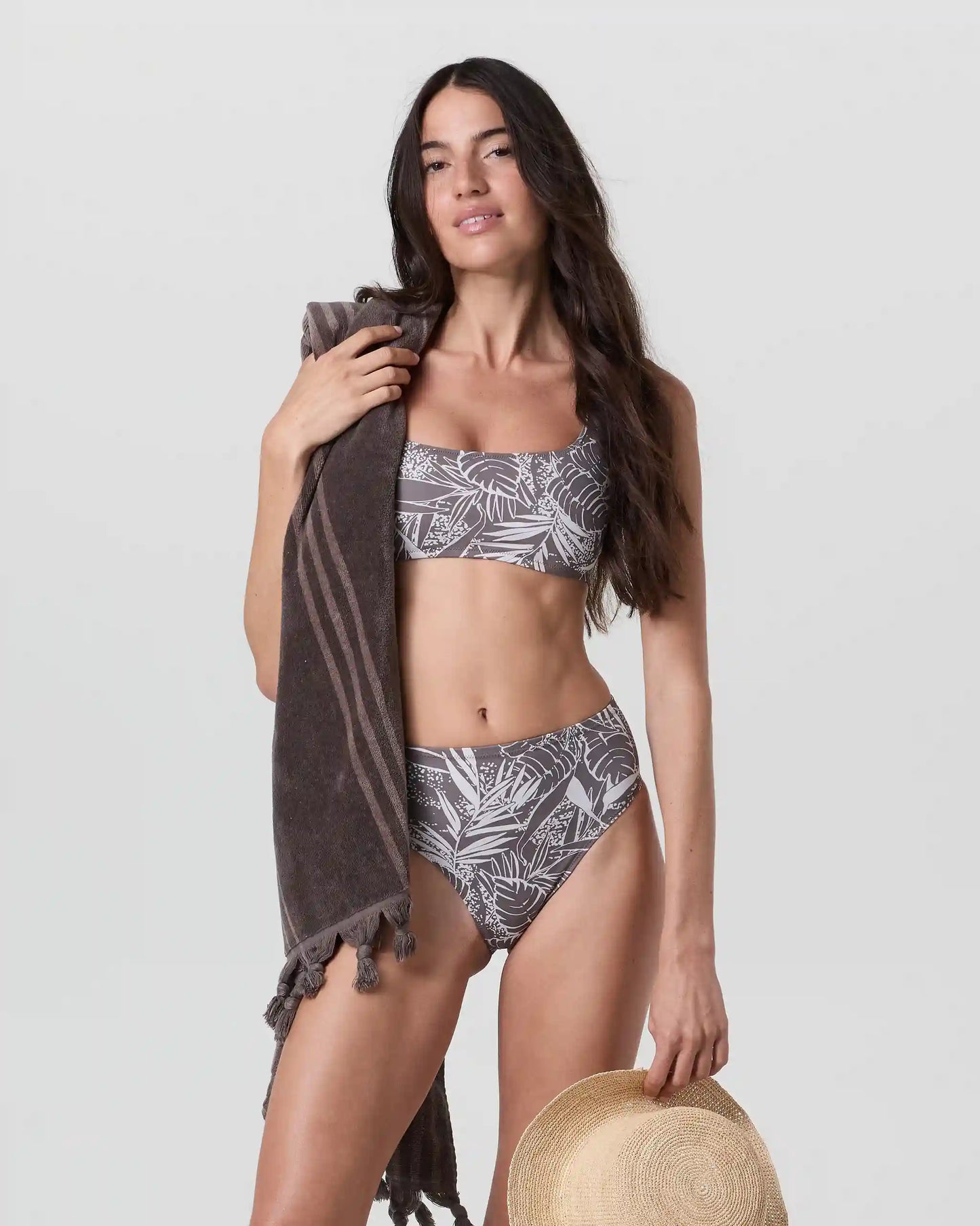 Fringe Beach Towel | Java