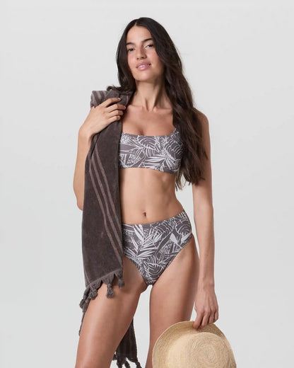 Fringe Beach Towel | Java