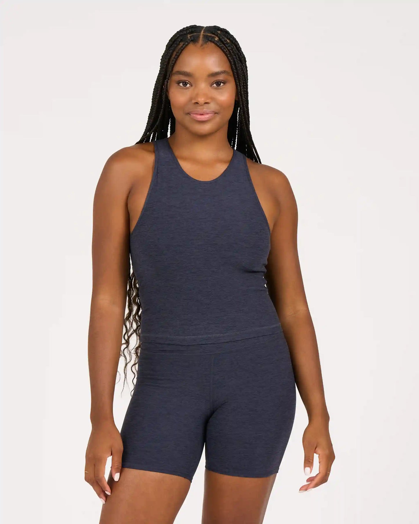 Elevation Plyo Tank | Midnight Heather