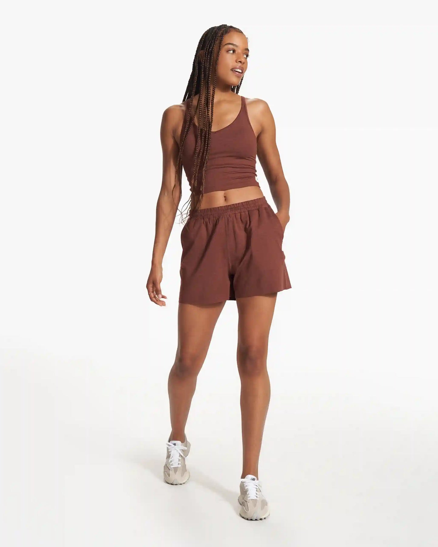 Halo Performance Crop | Cedar Heather