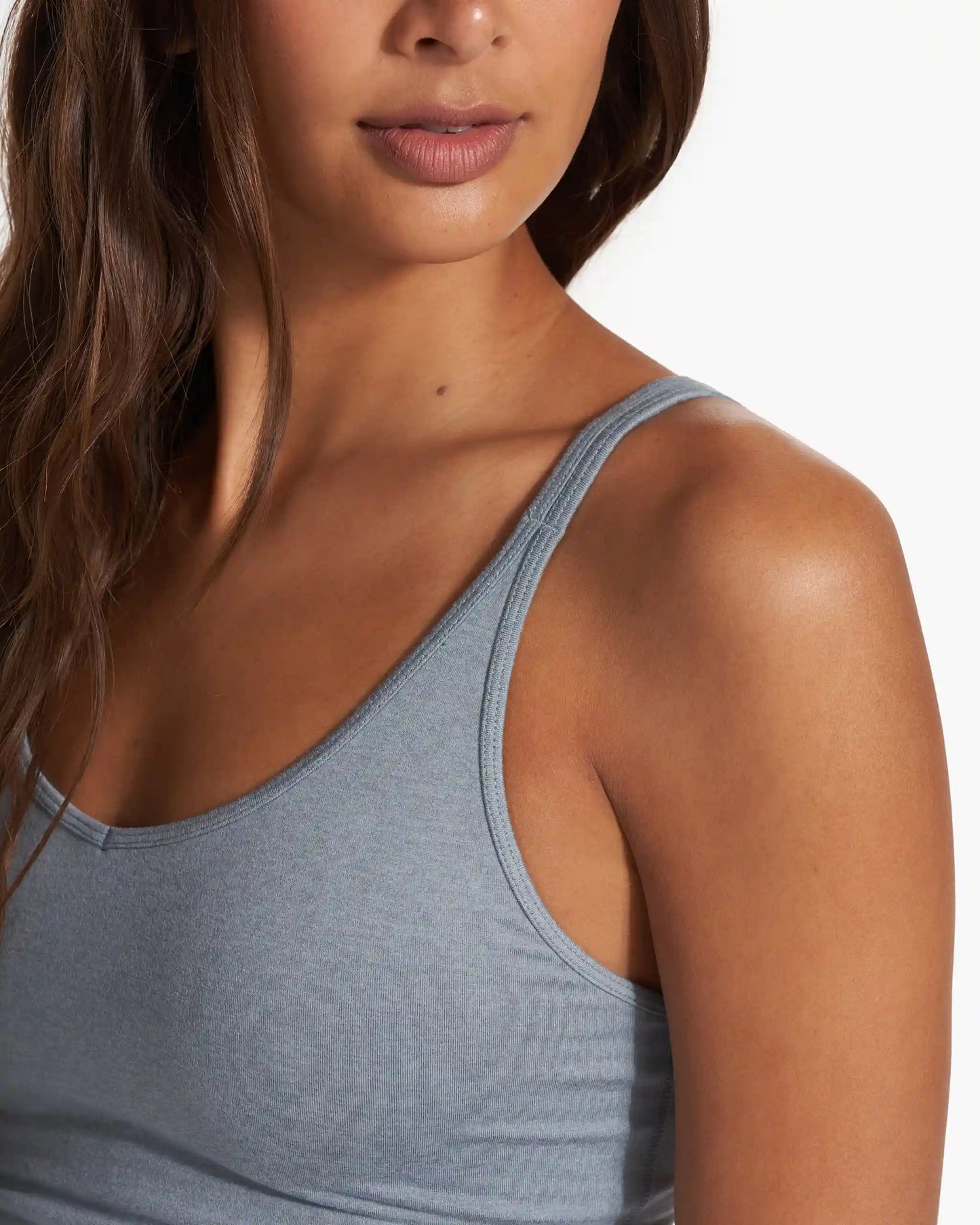 Halo Performance Crop | Flint Heather