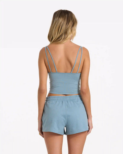 Halo Performance Crop | Shade Heather