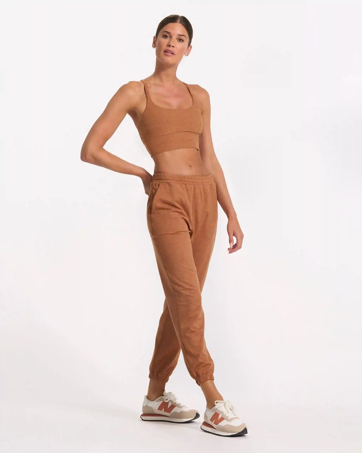 Long Line Elevation Bra | Palo Santo Heather