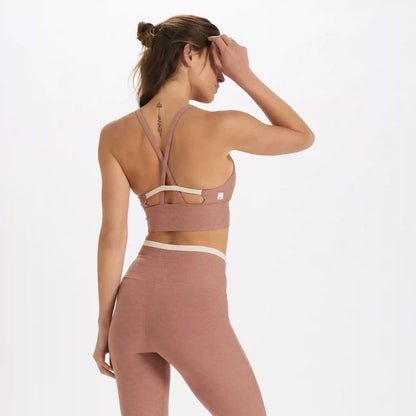 Long Line Elevation Bra | Light Terracotta Heather