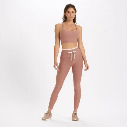 Long Line Elevation Bra | Light Terracotta Heather