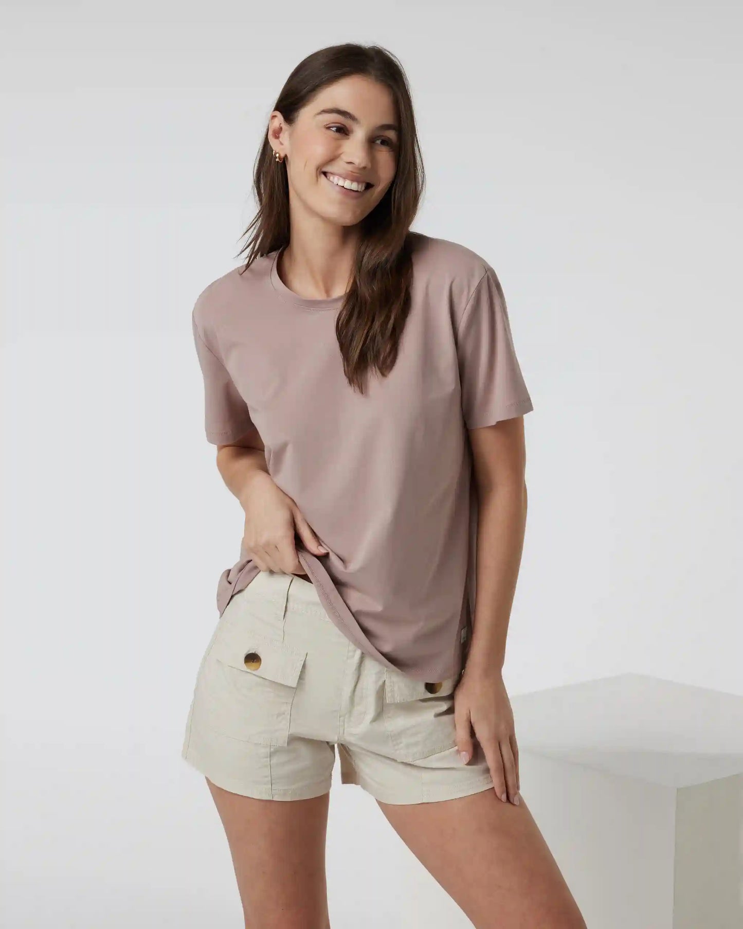 Feather Tee | Canyon Clay