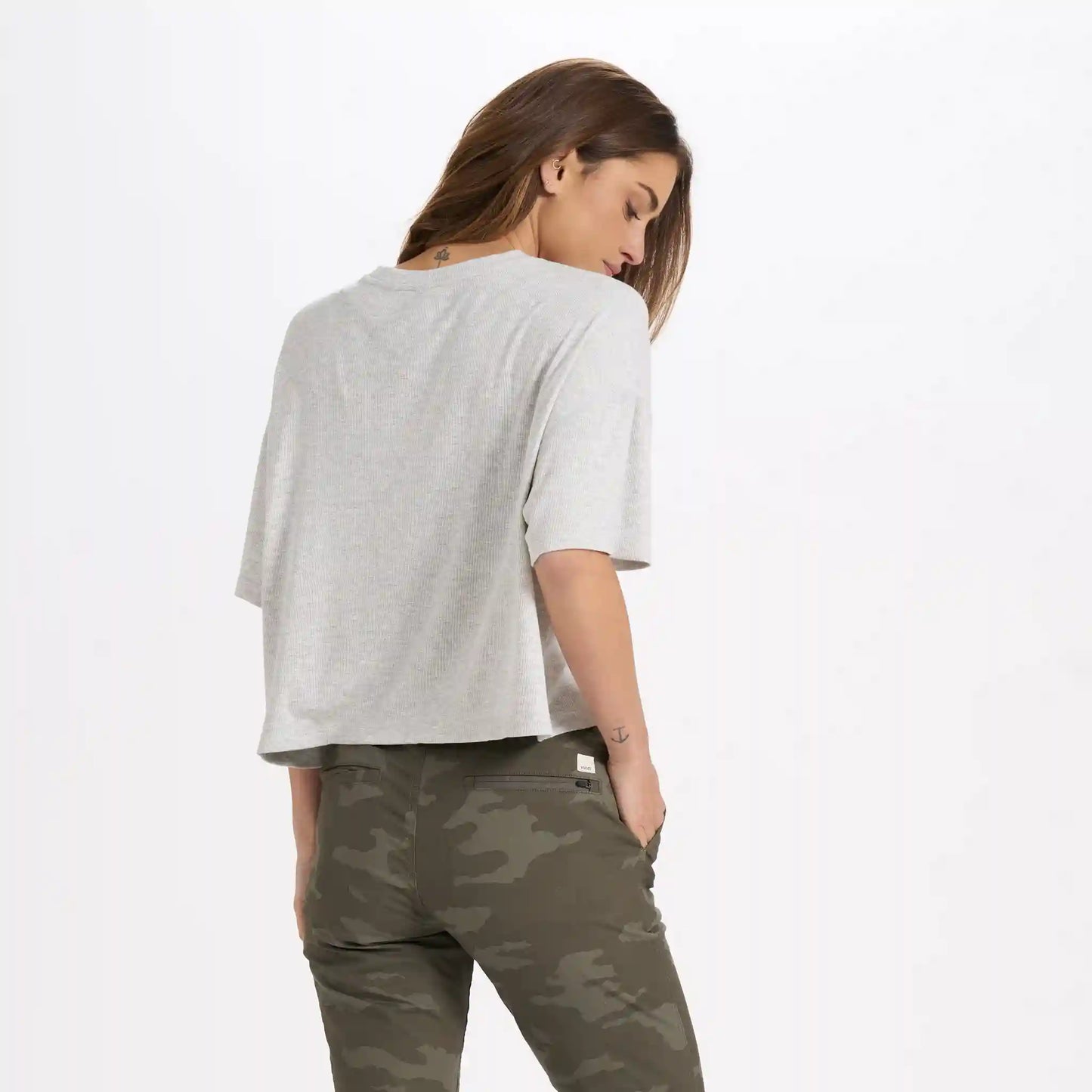 Cove Tee | Light Heather Grey