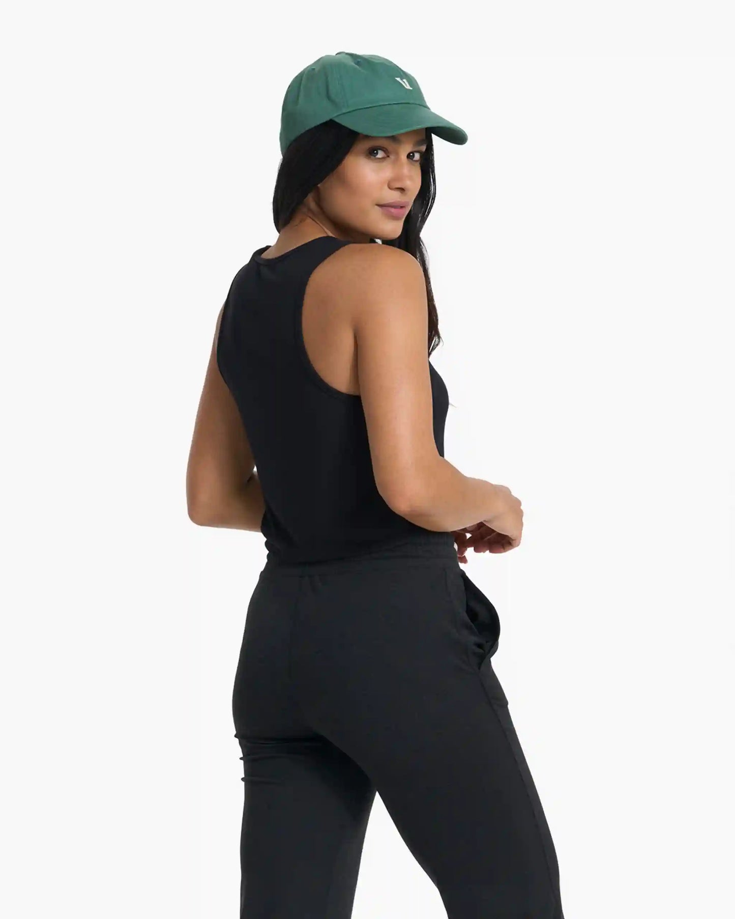 Cove Crop Tank | Black