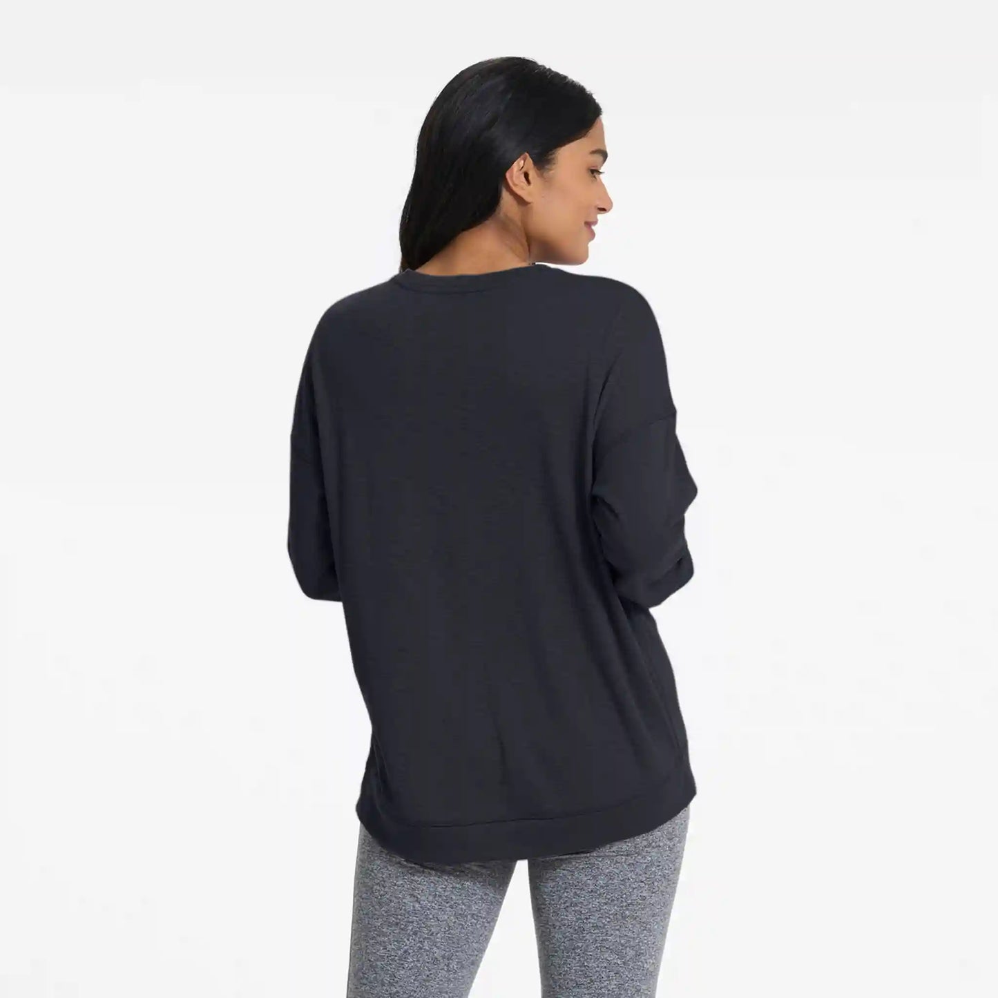 Long-Sleeve Sunrise Crew | Black
