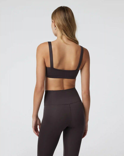 Evolve Square Neck Bra | Sangria