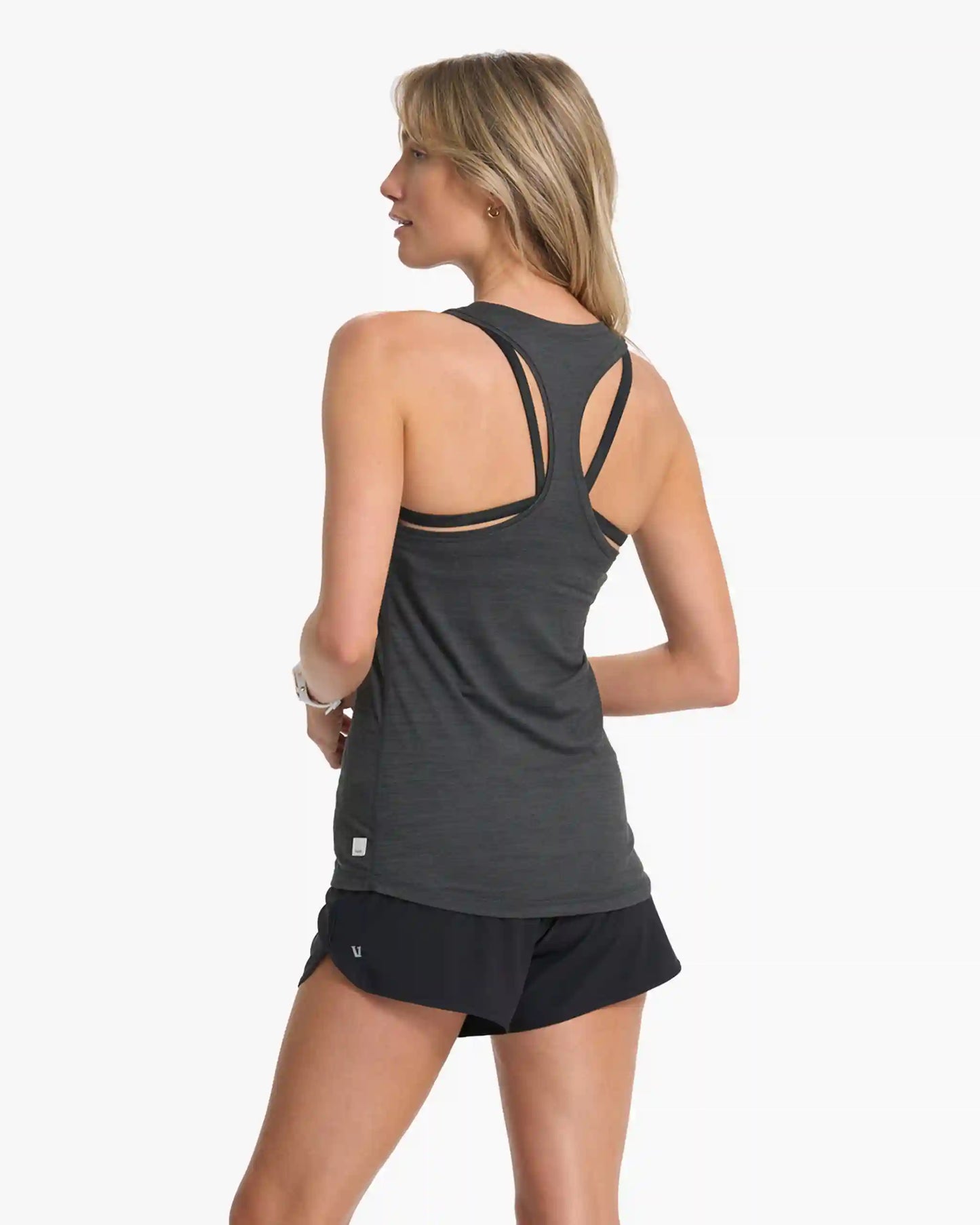 Lux Performance Tank | Charcoal Heather