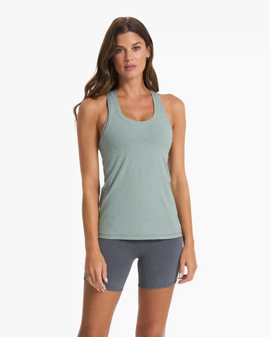 Lux Performance Tank | Neptune Heather