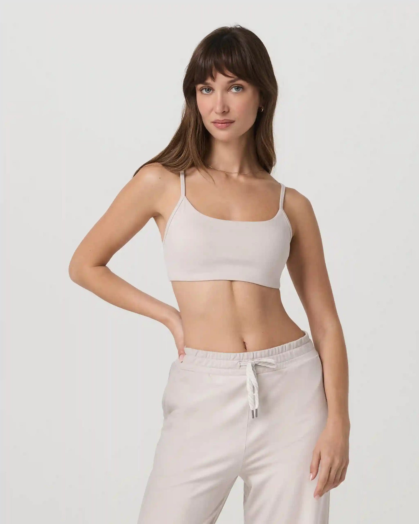 Halo Essential Bra | Ecru Heather